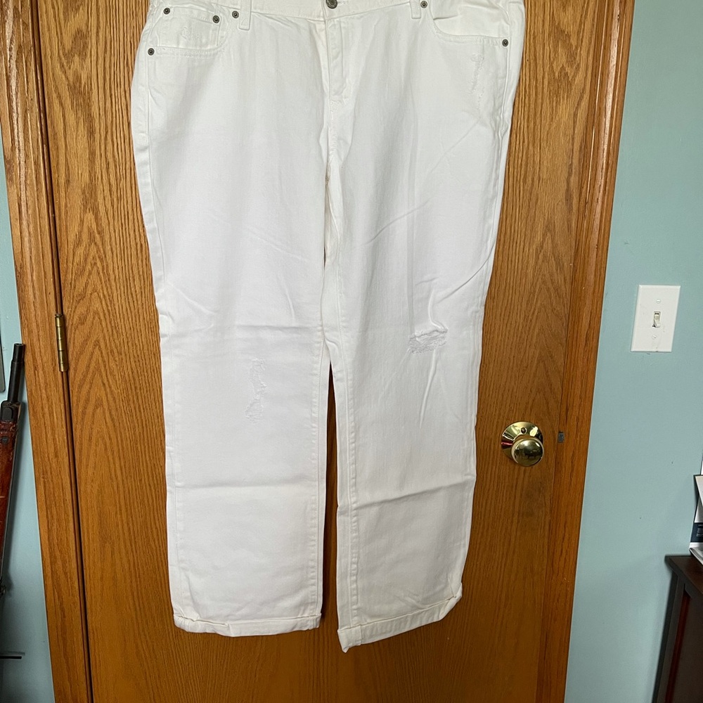 Old Navy White Diva jeans size 18 NWOT